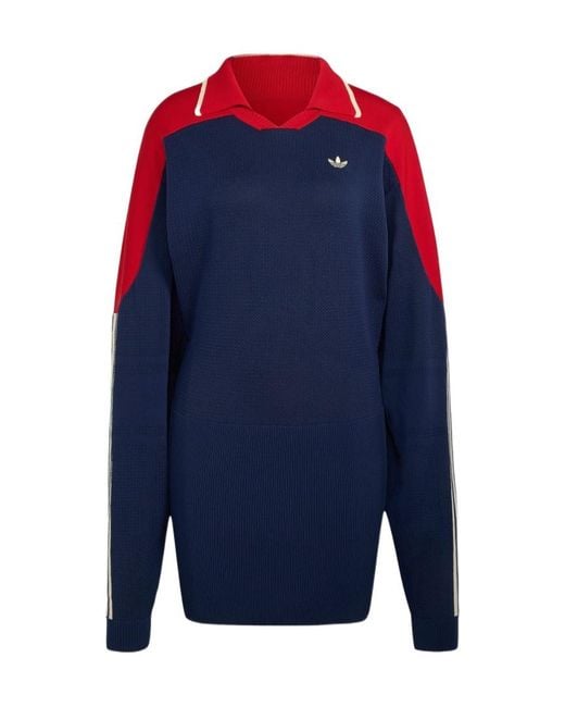 Adidas Originals Blue Polo Dress