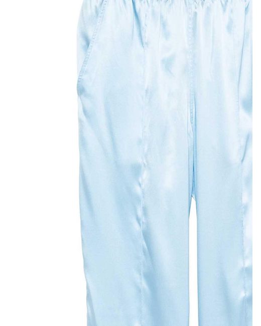 Tom Ford Blue Satin Trousers