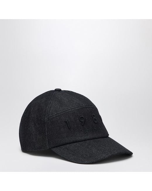 1989 STUDIO Blue Embroidered Logo Hat for men