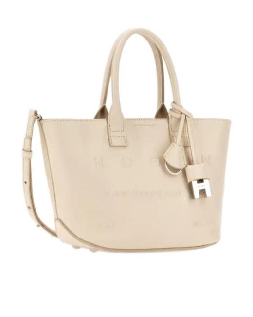 Hogan Natural Address Mini Shopping Bag