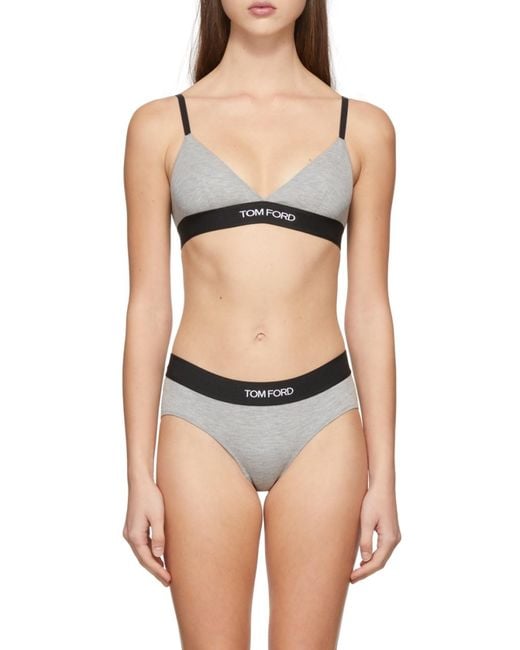 Tom Ford Gray Signature Bra