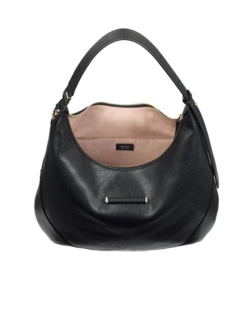 Jimmy Choo Black Bar Hobo Medium