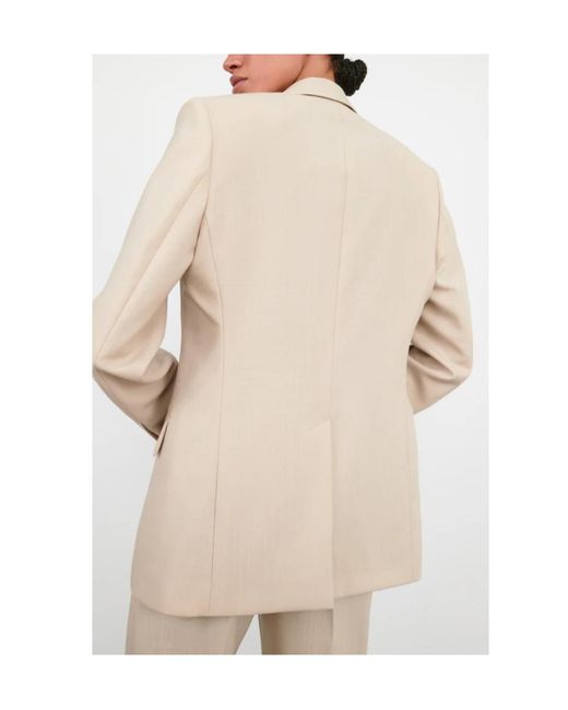 Wardrobe NYC Natural Wool Blazer