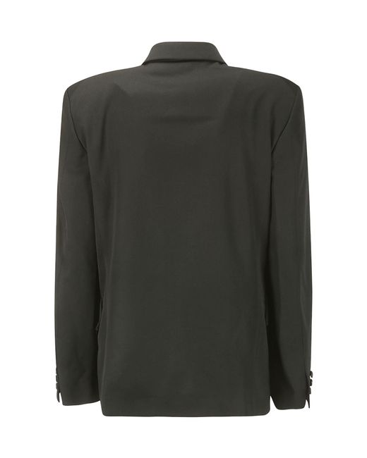 Comme des Garçons Green Single-Breasted Suit Jacket