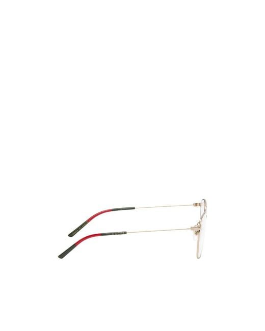 Gucci Natural Eyewear Square Frame Sunglasses