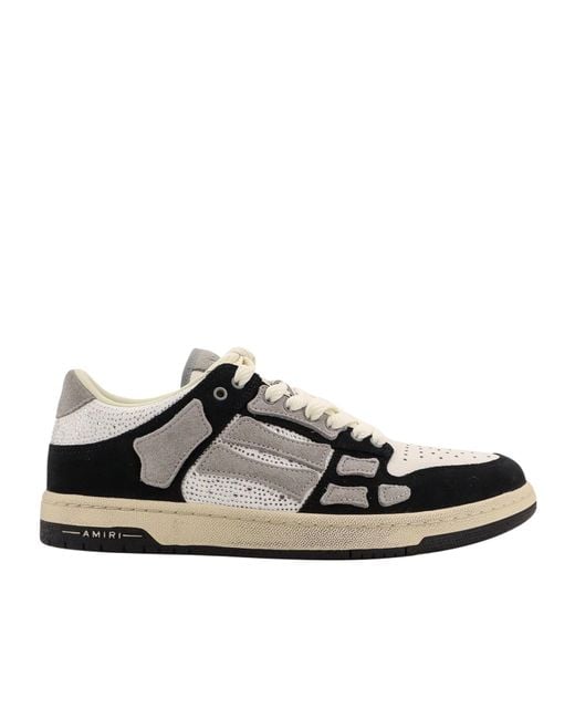 Amiri Black Lace-Up Low-Cut Casual Shoes for men