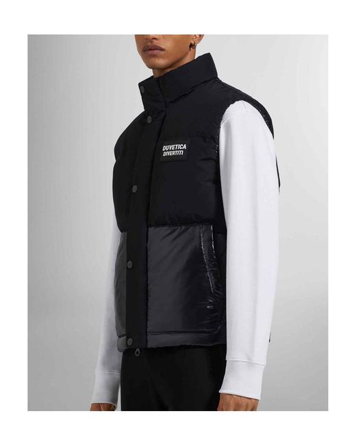 Duvetica Blue Ughetti Quilted Jacket for men