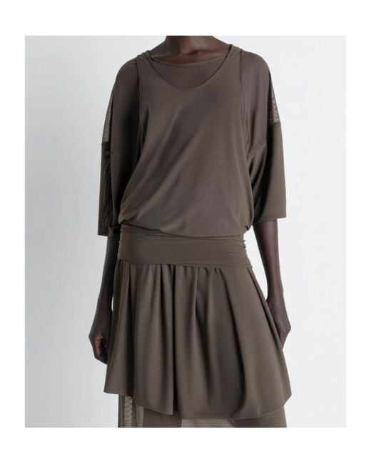 Lemaire Multicolor Double Layer Dress