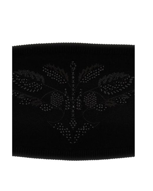 Max Mara Black Wiped Chest Vest