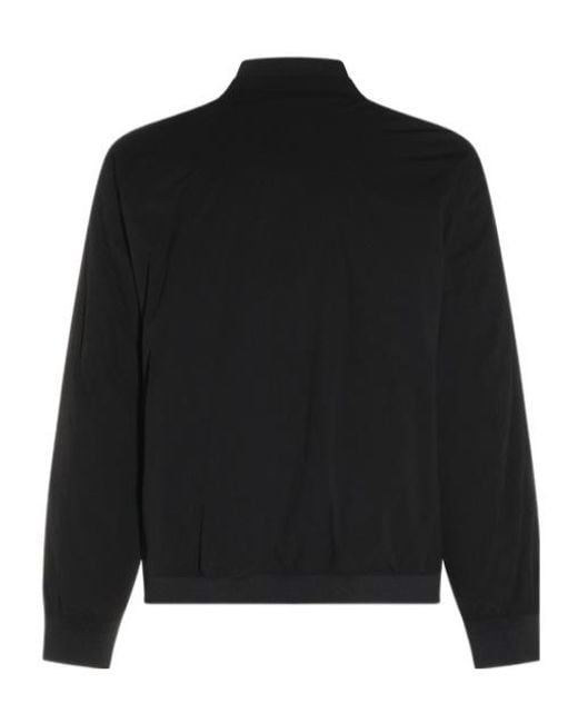 C P Company Black Lens-Detail Zip-Fastening Jacket for men
