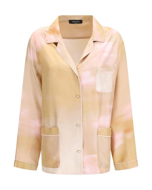 Fabiana Filippi Natural Printed Twill Shirt