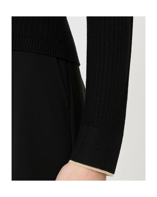 Max Mara Black Wool Sweater