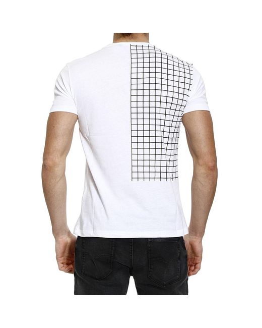 Emporio Armani White Logo T-Shirt for men