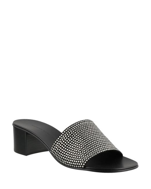 Giuseppe Zanotti Black Muller Shoes