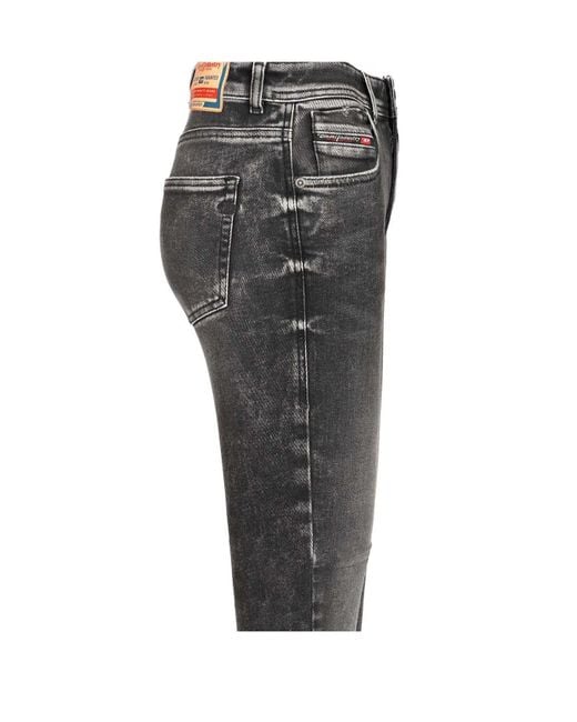 DIESEL Gray 1984 Slandy-High Skinny Jeans