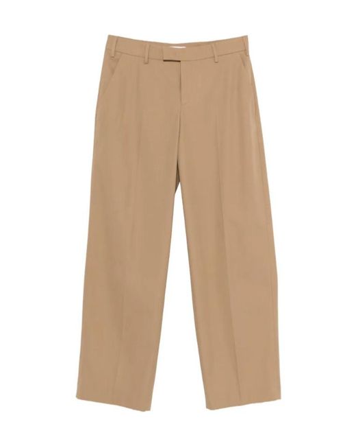 Pt Pantaloni Natural Belt-Loop Trousers