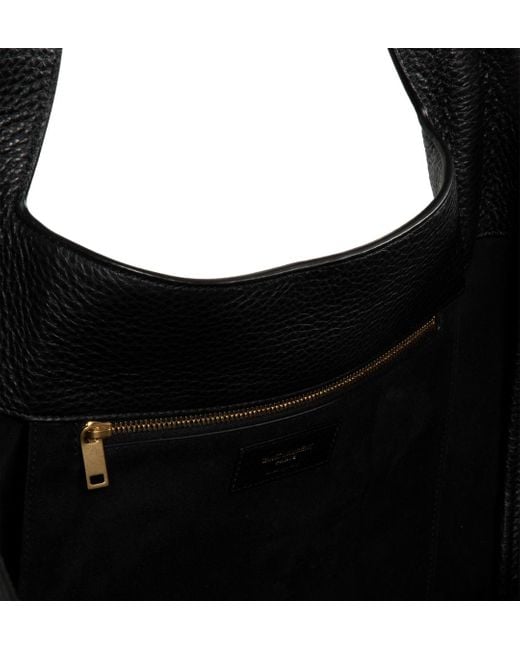 Saint Laurent Black Le 5 À 7 Bea Shopping Bag