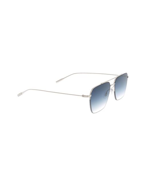 Barton Perreira Blue Aviator Sunglasses for men