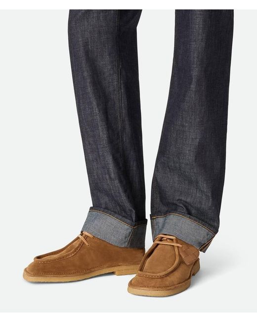 Bottega Veneta Brown Lace-Up Moccasins for men