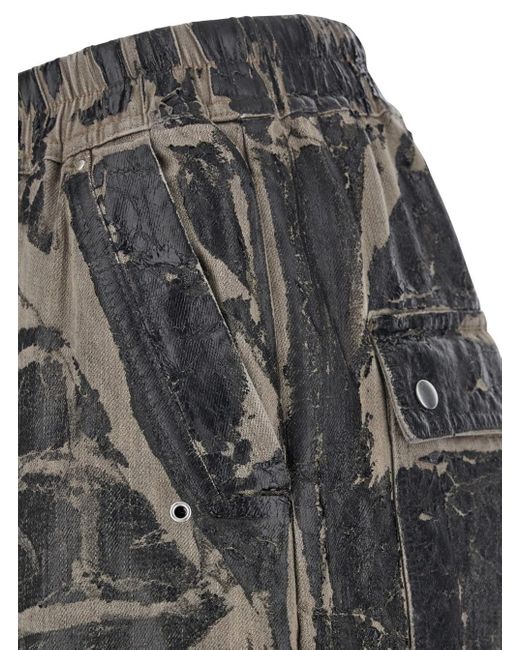 Rick Owens Gray Geth Belas Distressed Trousers for men