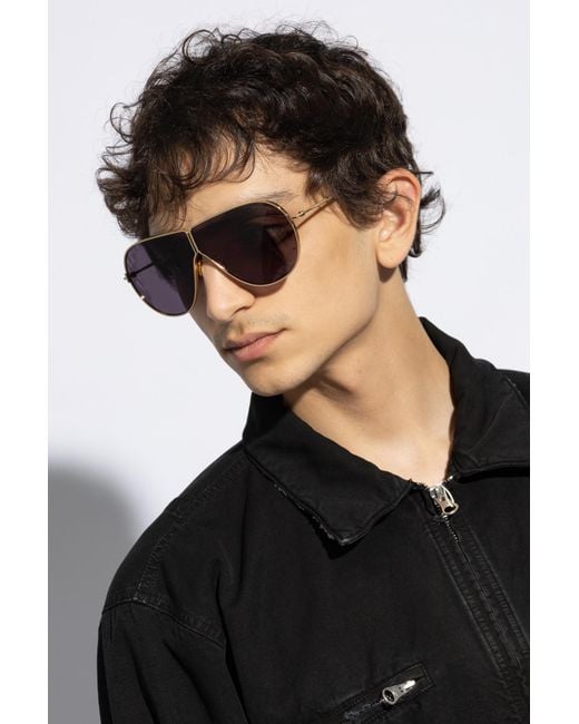 Tom Ford Purple Logo Sunglasses for men
