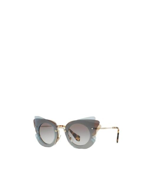 Miu Miu White Logo Sunglasses