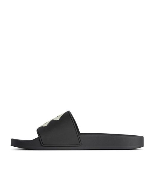 Balenciaga Black Bb Logo Pool Slide Sandals for men