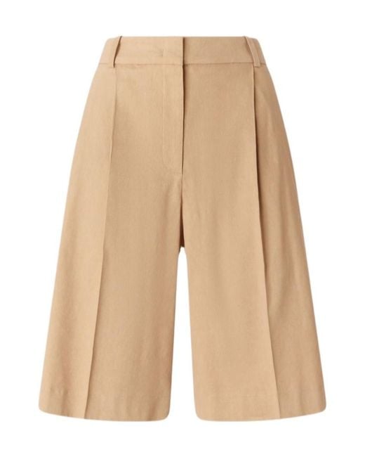 Pinko Natural Bryana Tailored Bermuda Shorts