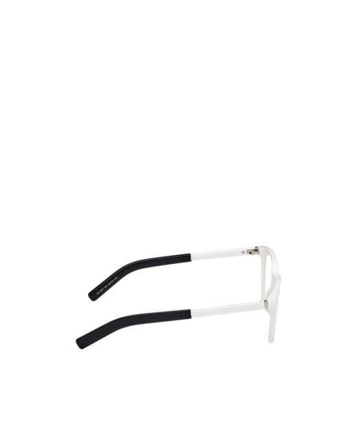 Moncler Natural Eyewear Round Frame Glasses for men