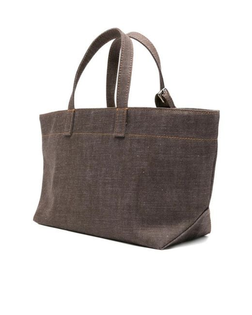 A.P.C. Brown Le Drummer Small Tote Bag