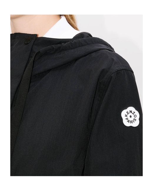 KENZO Black Boke Flower 2.0 Short Windbreaker