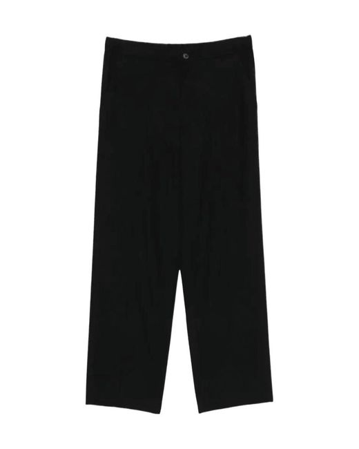 The Row Black Toshiro Elasticated Trousers for men