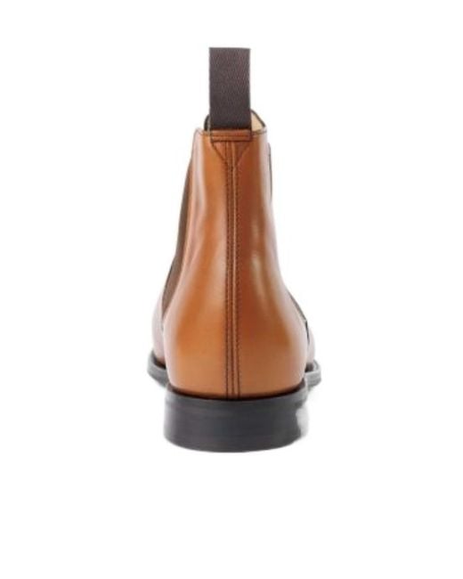 Church's Brown Pointed-Toe Chelsea Boots for men