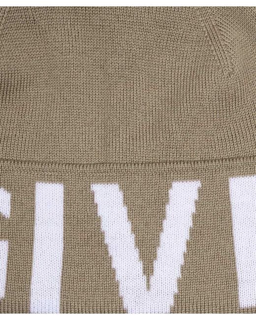 Givenchy Natural Logo Woolen Cap for men