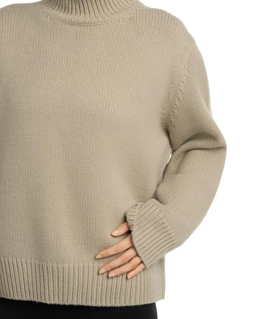 Totême Natural Long-Sleeve Turtleneck Sweater