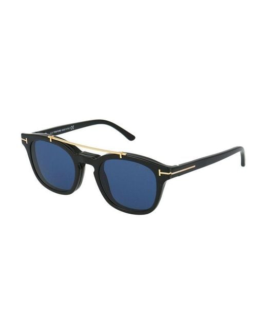 Tom Ford Blue Eyewear Square Frame Glasses