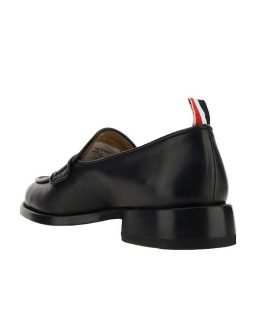 Thom Browne Black Penny Slip-On Loafers for men