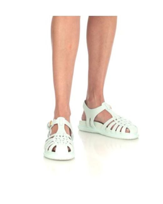 Marni White Fisherman Ankle-Buckle Sandals