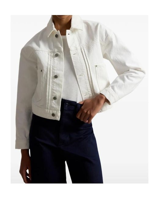 Polo Ralph Lauren White Buttoned Jacket