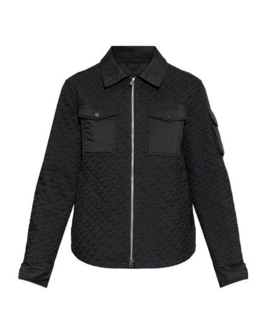 Moose Knuckles Blue Monogram Quilted Insulated Jacket for men