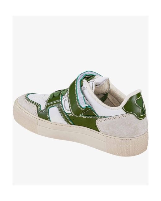 AMI Green Ami De Coeur Low-Top Sneakers for men