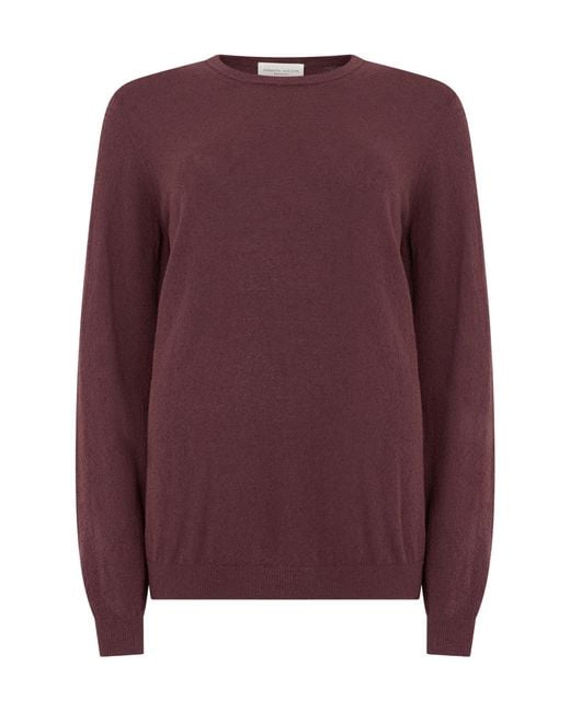 Roberto Collina Purple Crew Neck Knitted Sweater for men