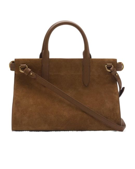 Burberry Brown Small Cotswolds Tote Bag
