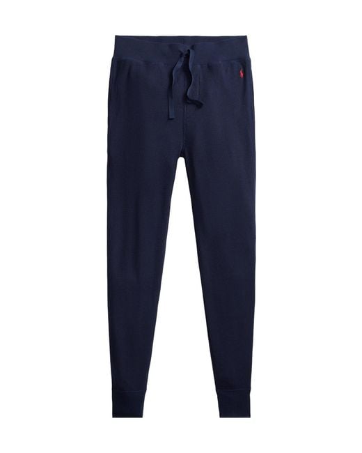 Polo Ralph Lauren Blue Quilted Jogger Pants for men