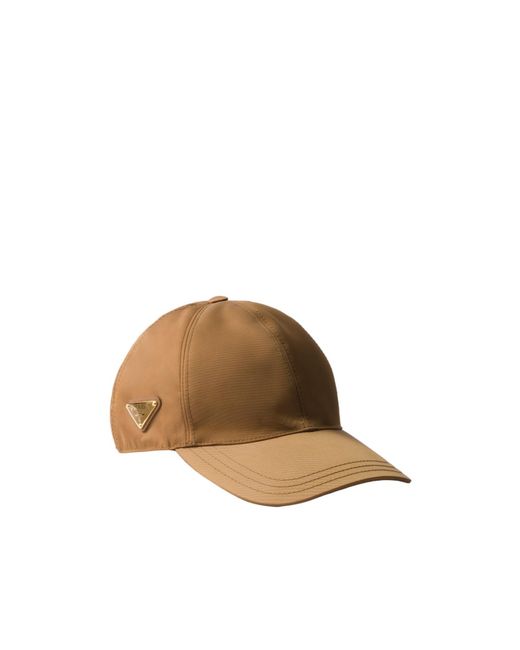 Prada Brown Re-Nylon Baseball Cap