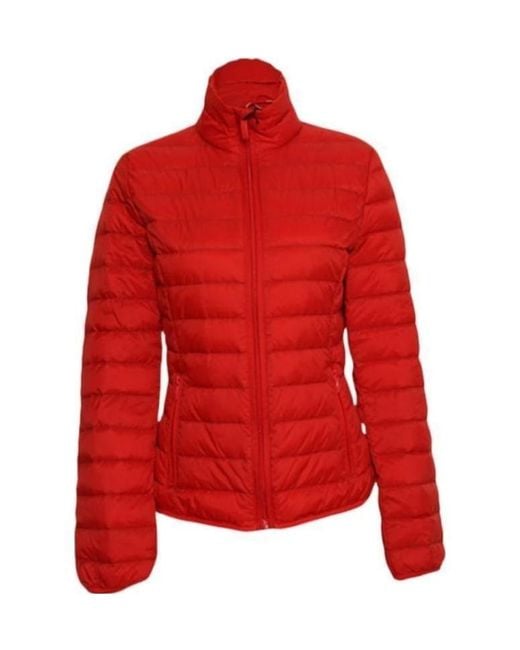 Armani Jeans Red Sports Lightweight Down Jacket