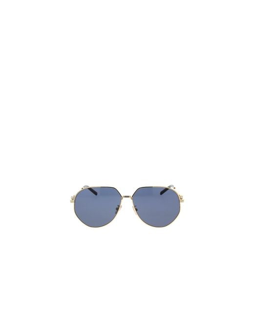Dior Blue Eyewear Cd Link A1U Pilot-Frame Sunglasses for men