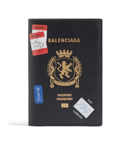 Balenciaga Blue Passport Holder for men