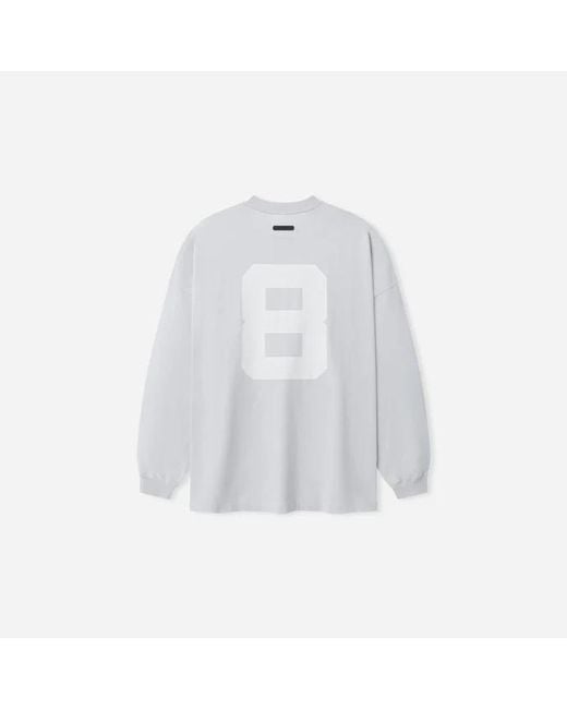 Fear Of God White Long-Sleeved T-Shirt for men