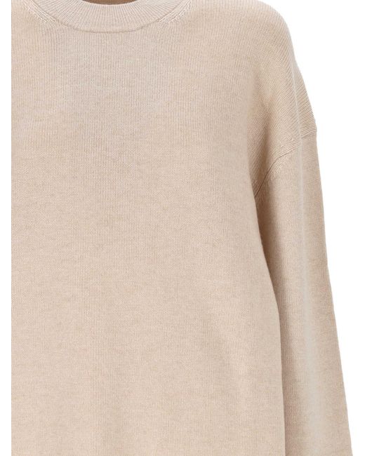Max Mara Natural Studio Pisano Crewneck Long-Sleeved Jumper